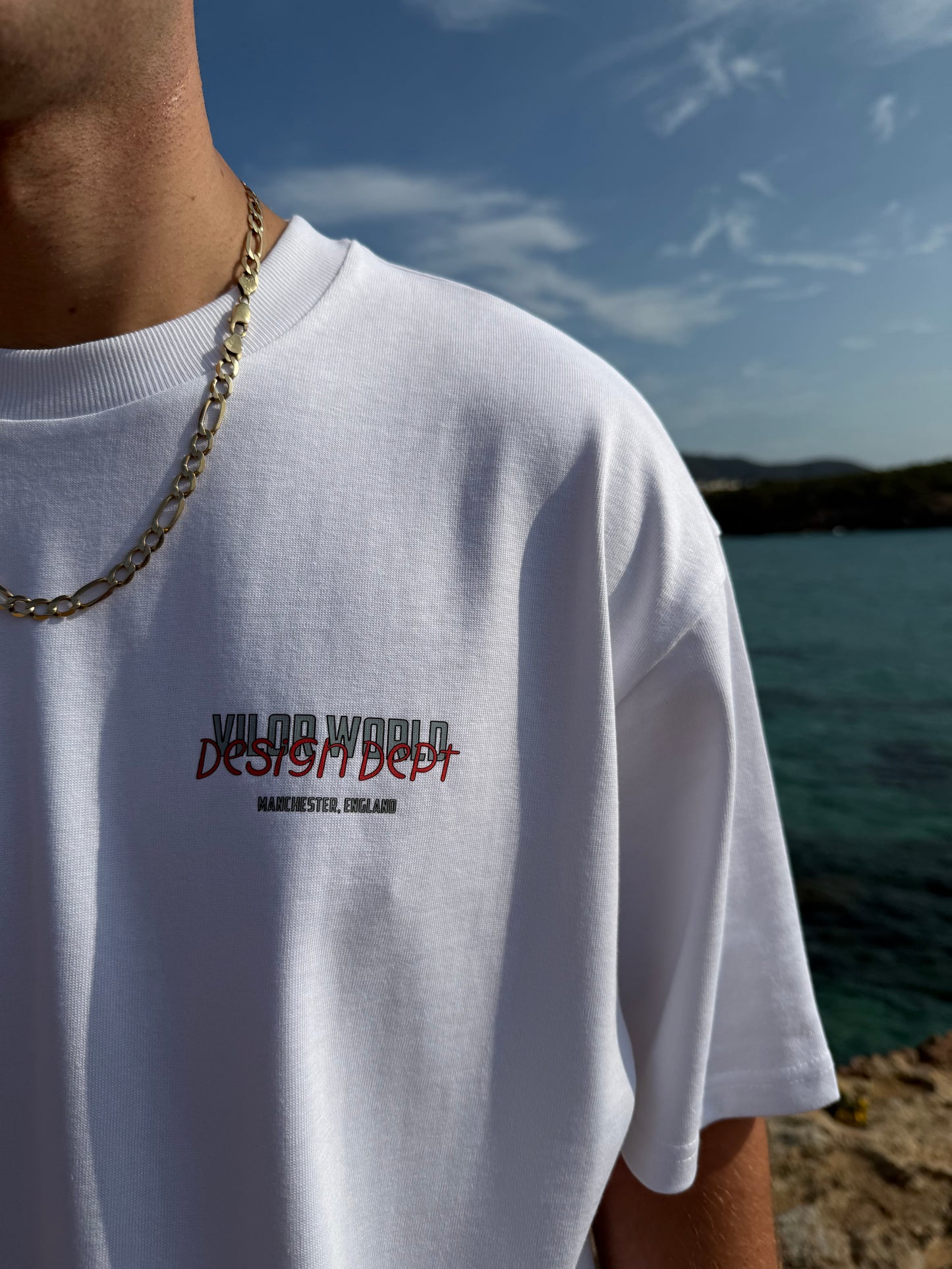 WHITE DESIGN DEPT TEE