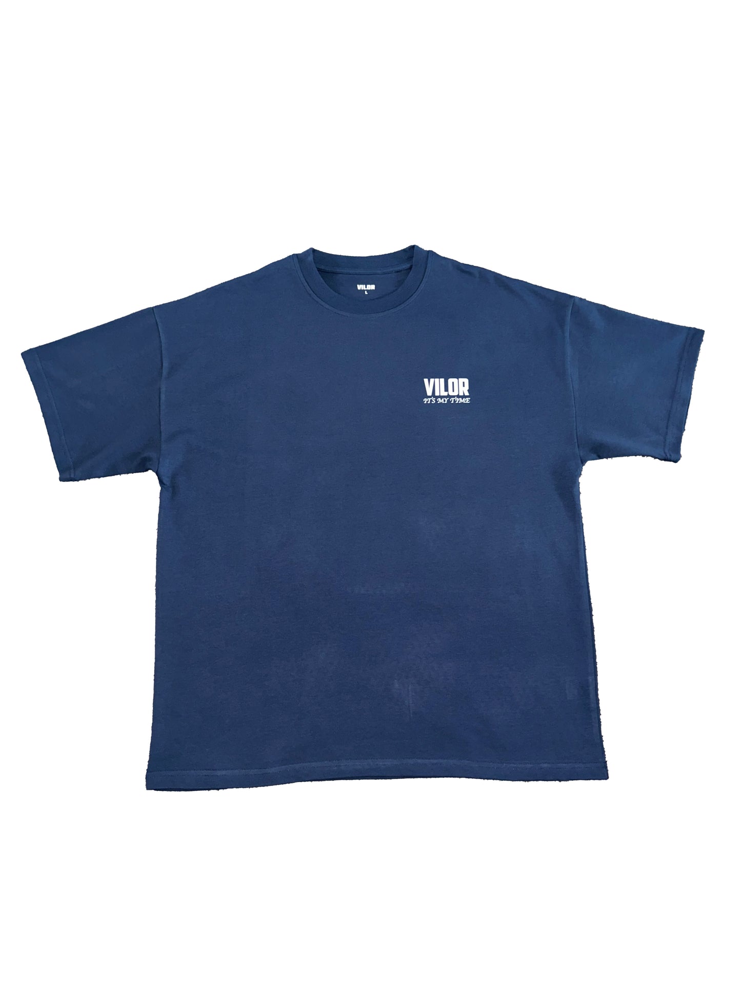 NAVY RELAXED MY TIME TEE