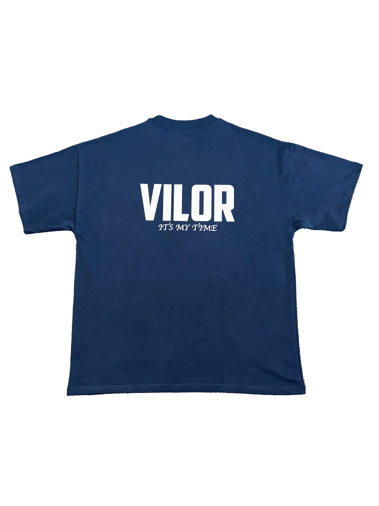 NAVY RELAXED MY TIME TEE