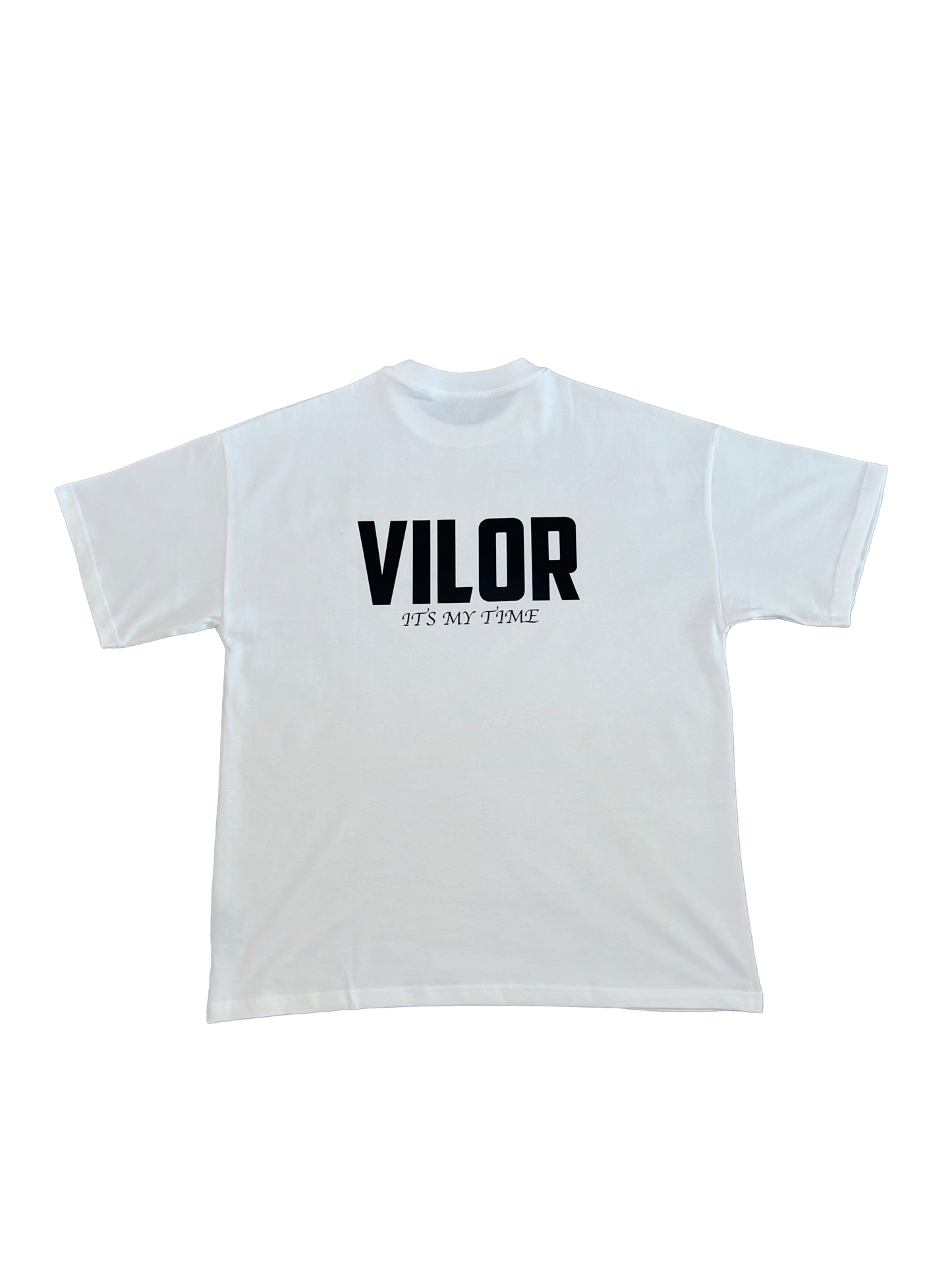 WHITE RELAXED MY TIME TEE