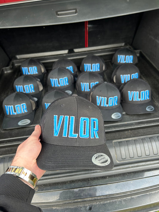 Black & Blue Vilor Cap